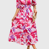 Women's Flattering Floral Midi Dress, photo 14