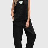 Sabrina Elegant Two-Piece Set in Black