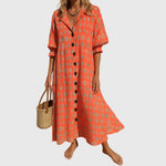 Women's Elegant Slimming Dress in Red