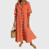 Women's Elegant Slimming Dress in Red