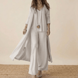 Women's Elegant 3-Piece Set in White