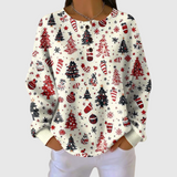 Women's Scandinavian Elegance Sweater in Christmas