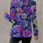 Women's Purple Floral Blazer, photo 5