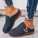 Cerys Comfort Sandals in Navy Blue