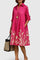 Camrynah Sophisticated Midi Dress in Pink