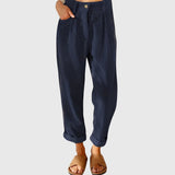 Women's Modern Cord Pants in Blue