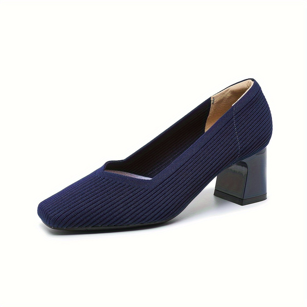 Brynn Comfort Heels in Blue