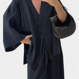 V-Neck Top with Straight-Leg Pants Set, photo 10