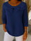 Lena Elegant Sweater in Dark Blue