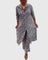 Women's Elegant Vintage Two-Piece Set in White