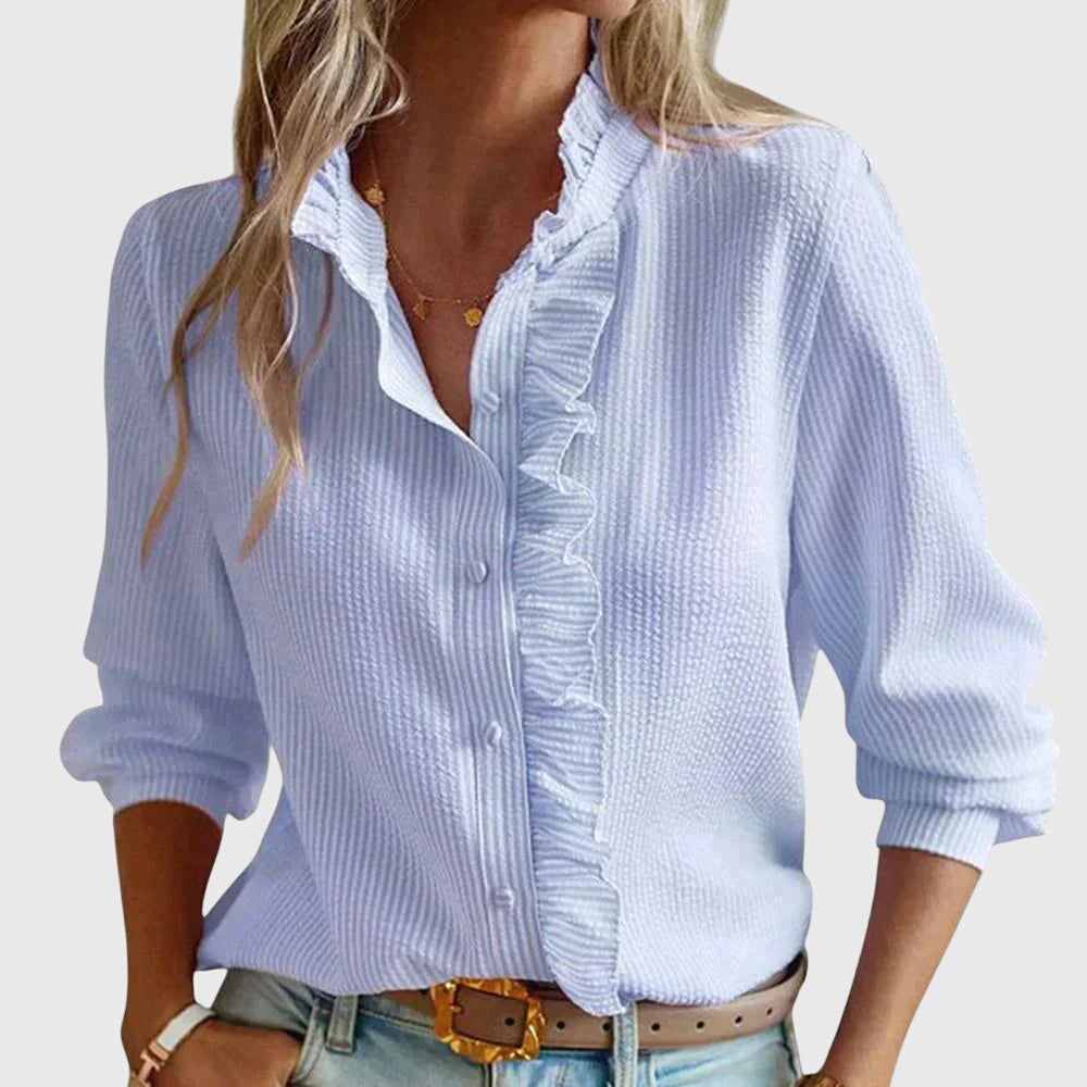 Women's Elegant Blouse – Alice in Blue
