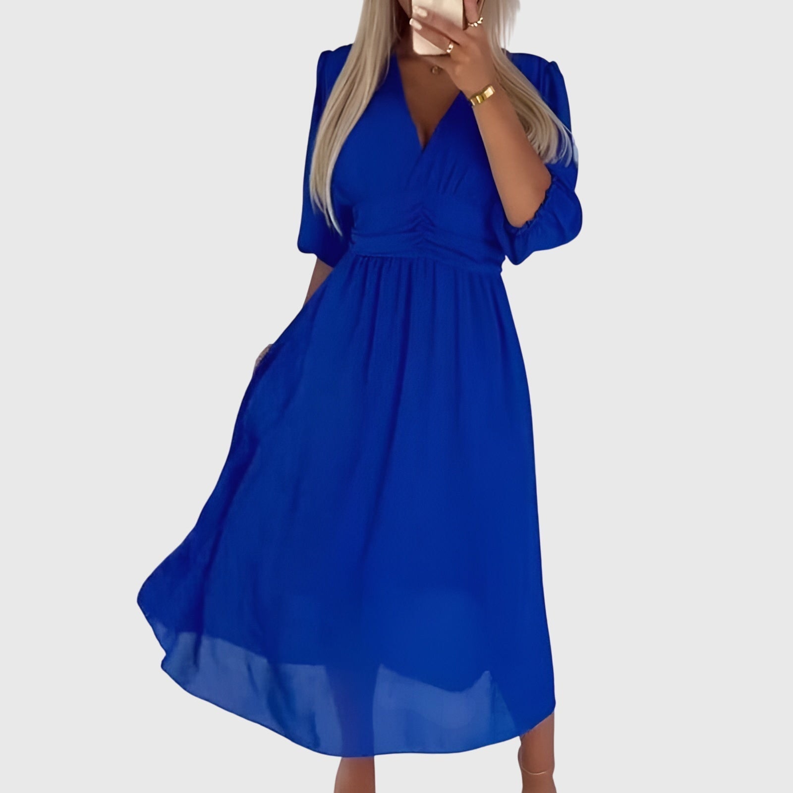 Women's Lightweight Silky Chiffon Dress, photo 2