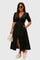 Jacqueline Elegant Denim Dress in Black