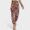 Women's Ethnic Graphic Pants in Red