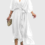 Bethany Elegant Dress in White