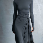 Women's Maxi Dress with Side Knot – Naomie, photo 6