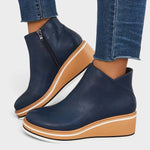 Women's Platform Ankle Boots with Zip, photo 6