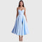 Jane Elegant Maxi Dress in Blue