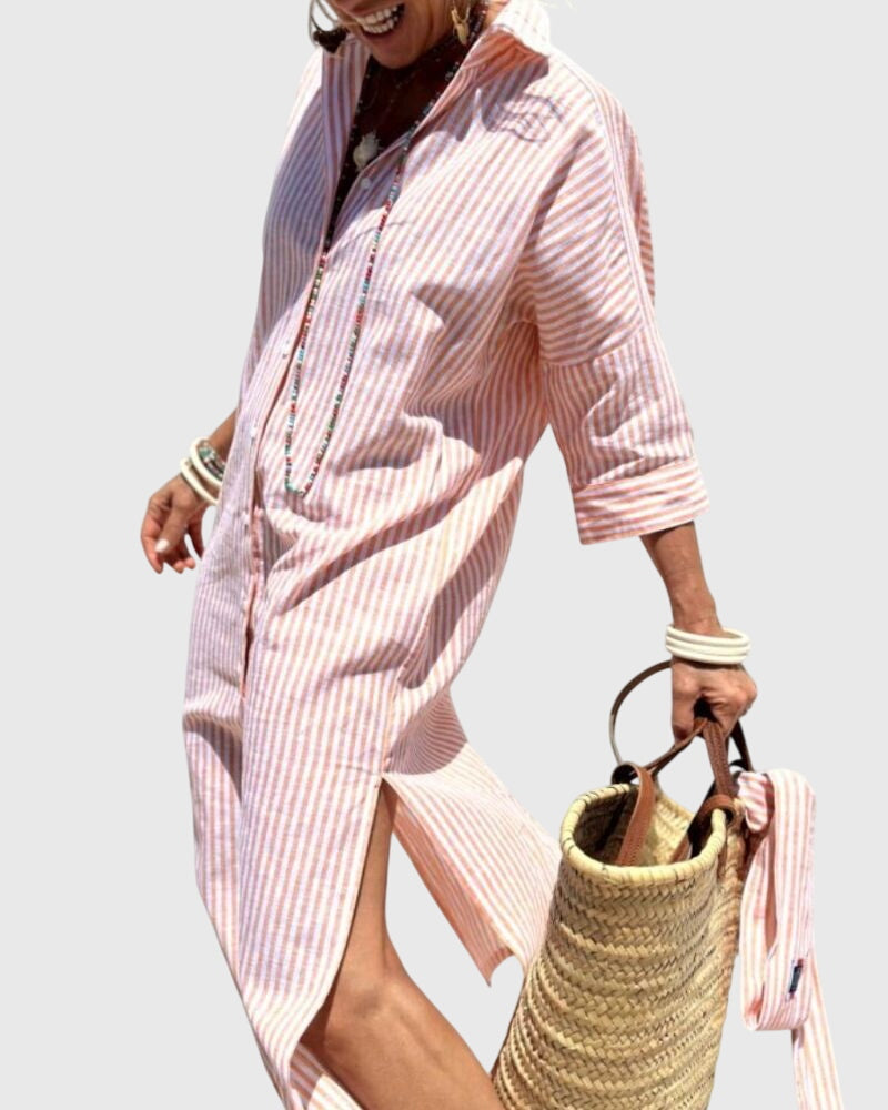Women's Classic Striped Dress, photo 2