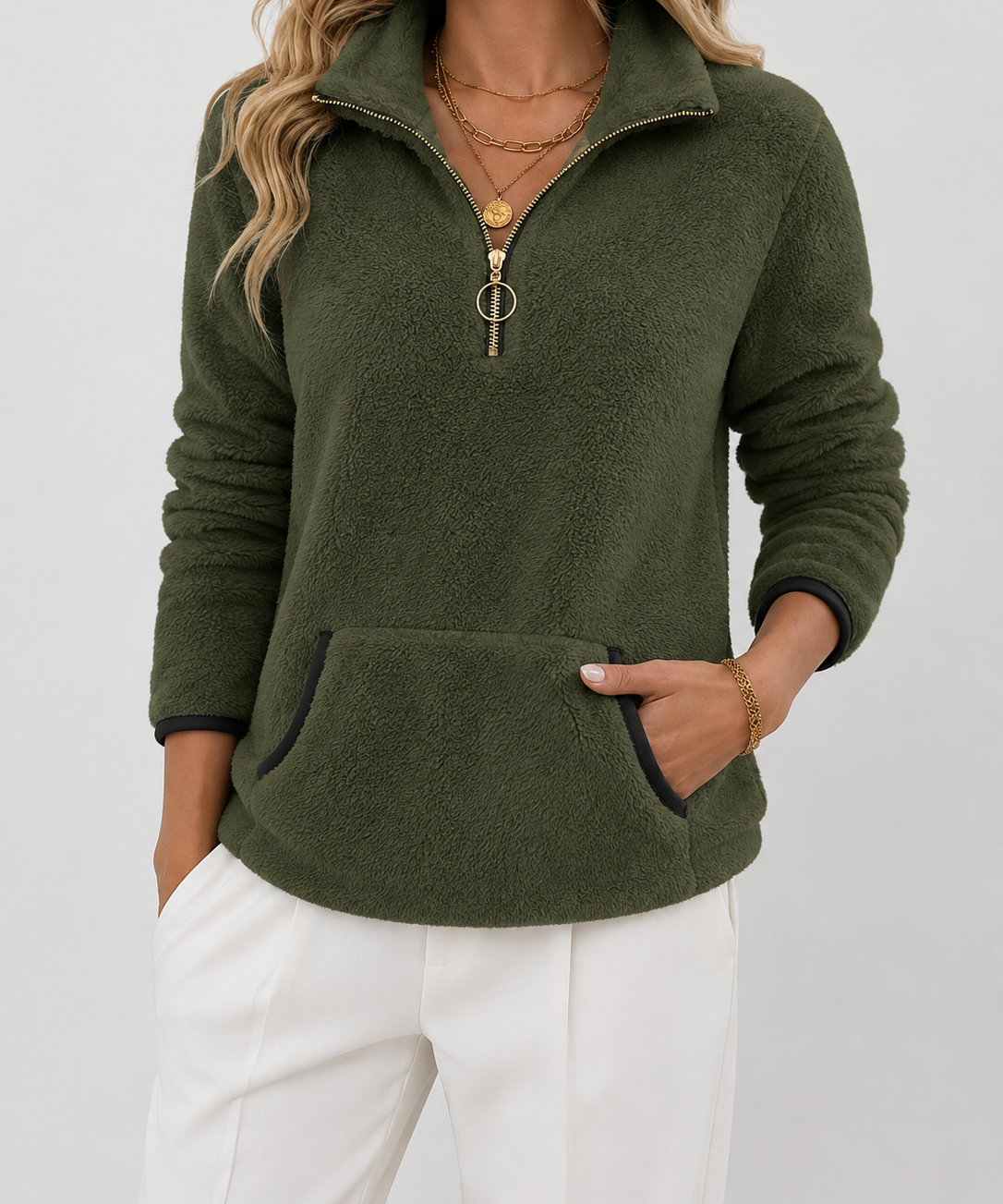 Women's Half-Zip Hoodie