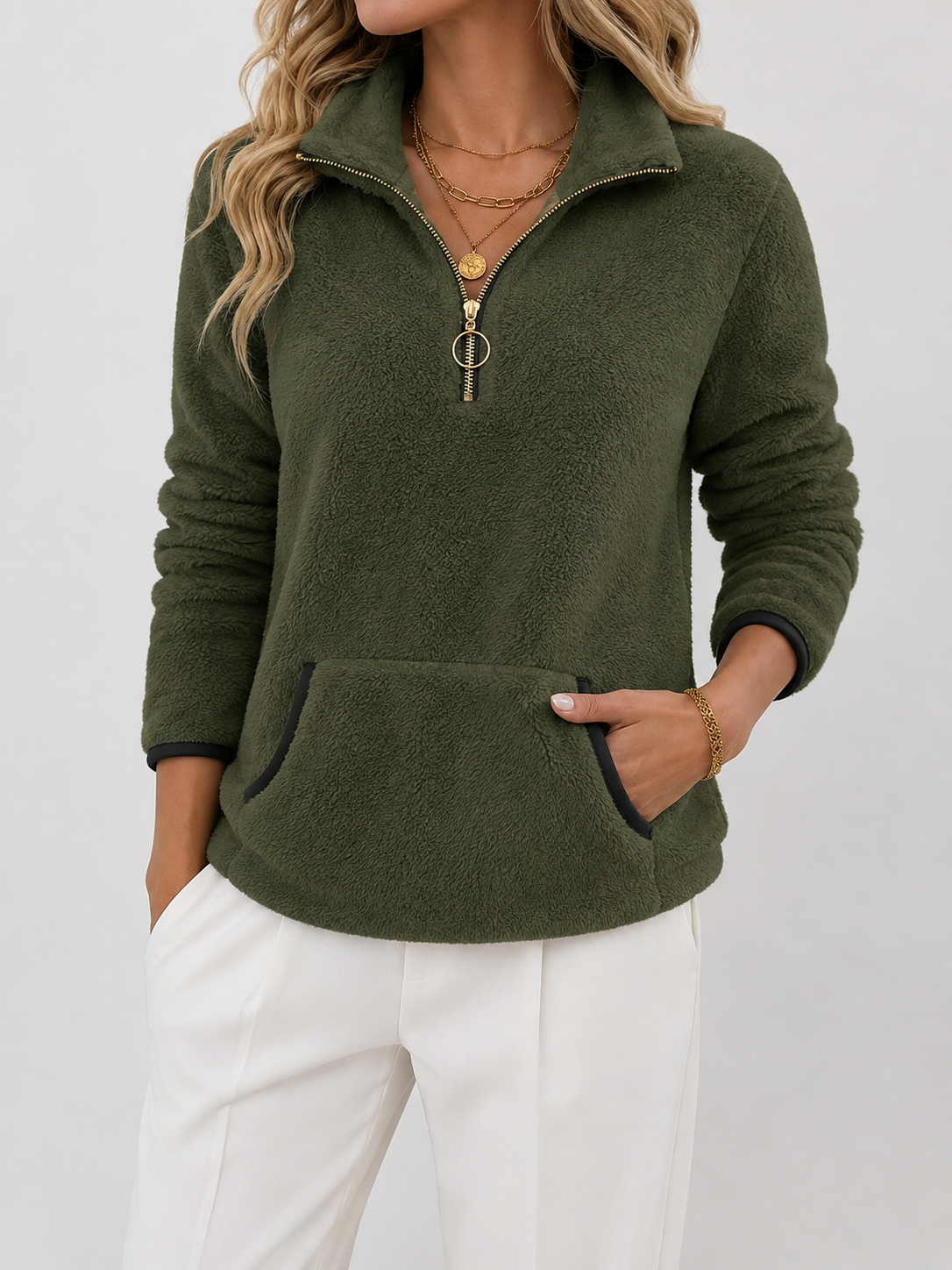 Women's Half-Zip Hoodie