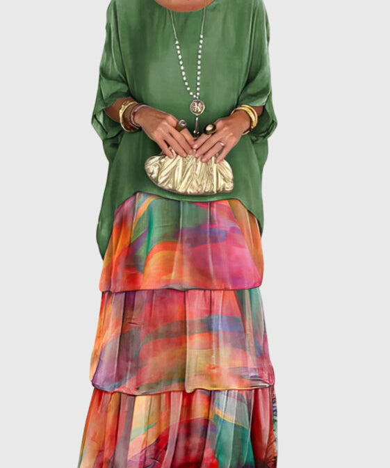 Women's Long and Flowing Elegant Dress