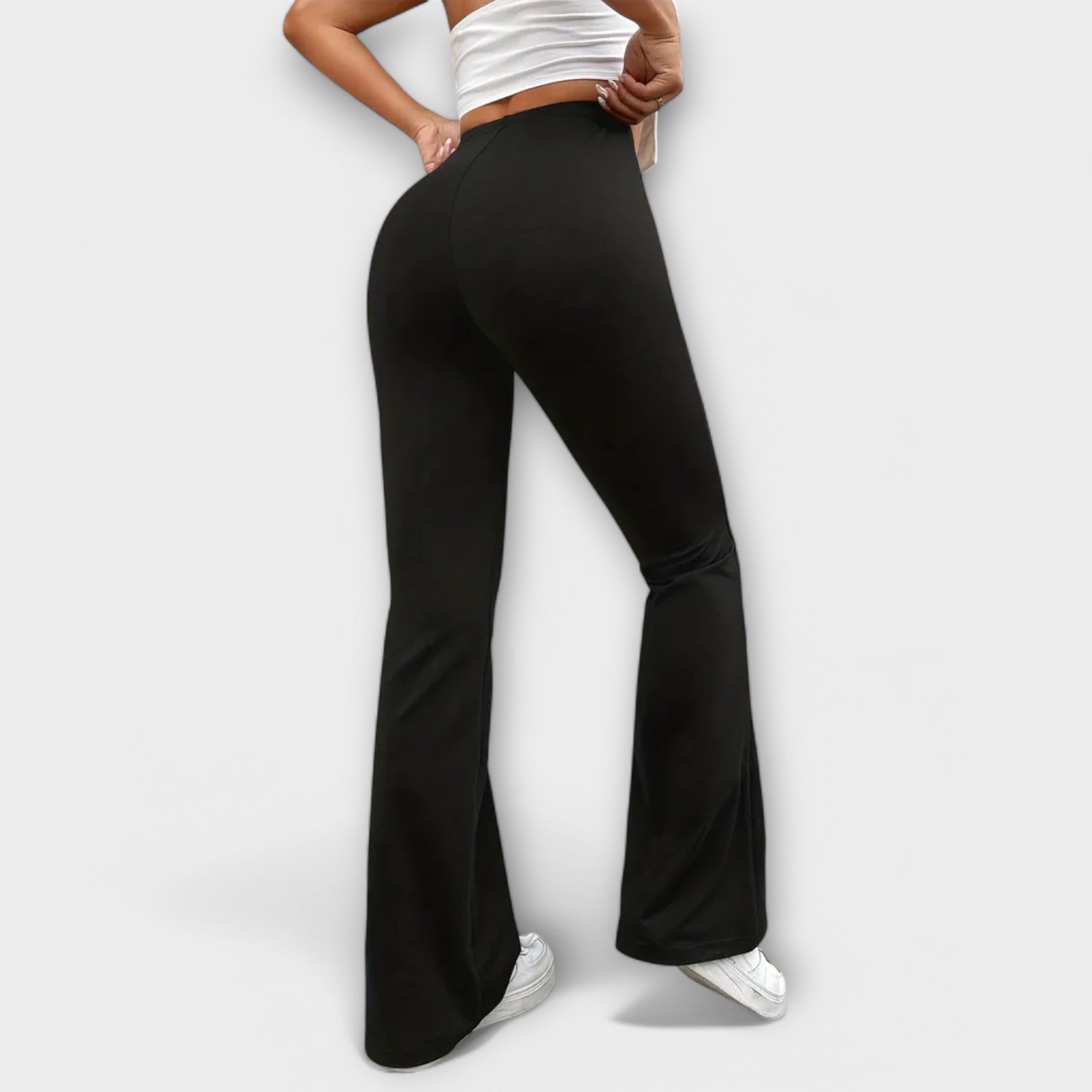 Women's Relaxed Pants with Flared Leg, photo 2