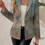 Women's Multicolor Polka Dot Blazer, photo 2