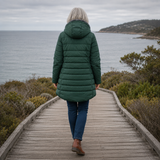 Women's Hooded Quilted Winter Coat, photo 3