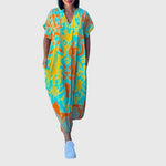 Women's Elegant Summer Dress in Green