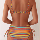 Women's Two Piece Swimsuit with Striped Print, photo 5