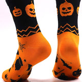 Jack-o'-Lantern Socks