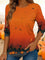Women's Orange Ombré Cat Tee