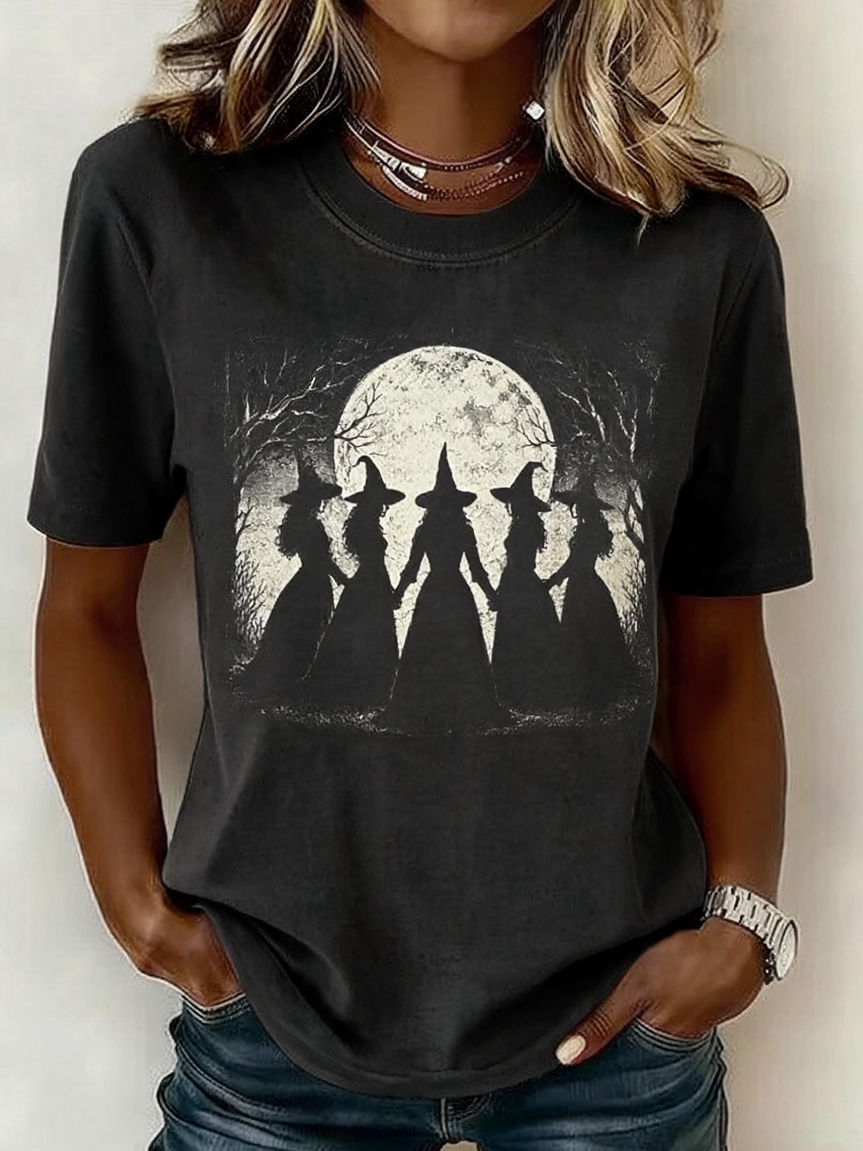 Women's Moonlit Witches Tee, photo 3