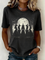 Women's Moonlit Witches Tee in Black