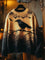 Women's Gothic Crow Art Sweater in Yellow