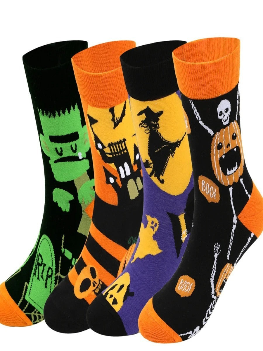 Women's Haunted House Cotton Socks, photo 5