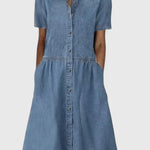 Allyssia Elegant Dress in Blue
