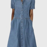 Allyssia Elegant Dress in Blue