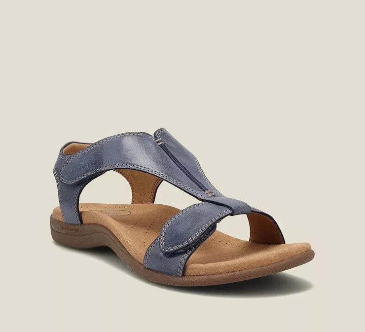 Finola Elegant Comfort Sandals in Navy Blue
