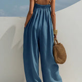 Women's Wide-Leg Denim Jumpsuit, photo 5