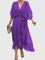 Bethany Elegant Dress in Purple / Violet