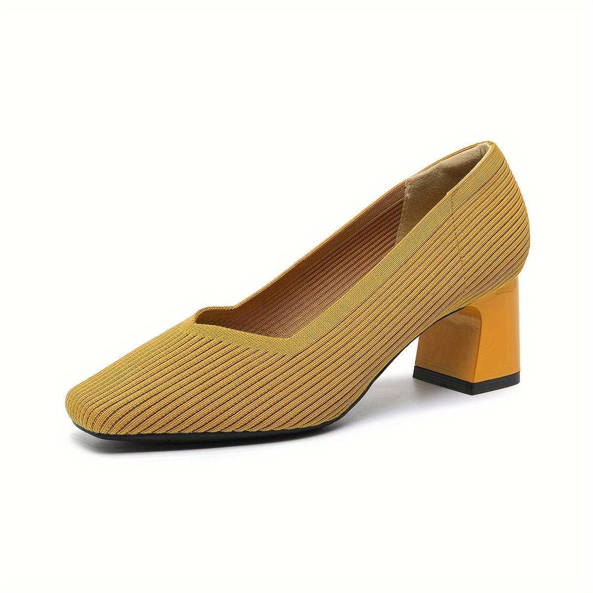 Zayli Comfort Heels in Yellow