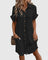 Gianelleza Sophisticated Midi Dress in Black