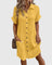 Gianelleza Sophisticated Midi Dress in Yellow