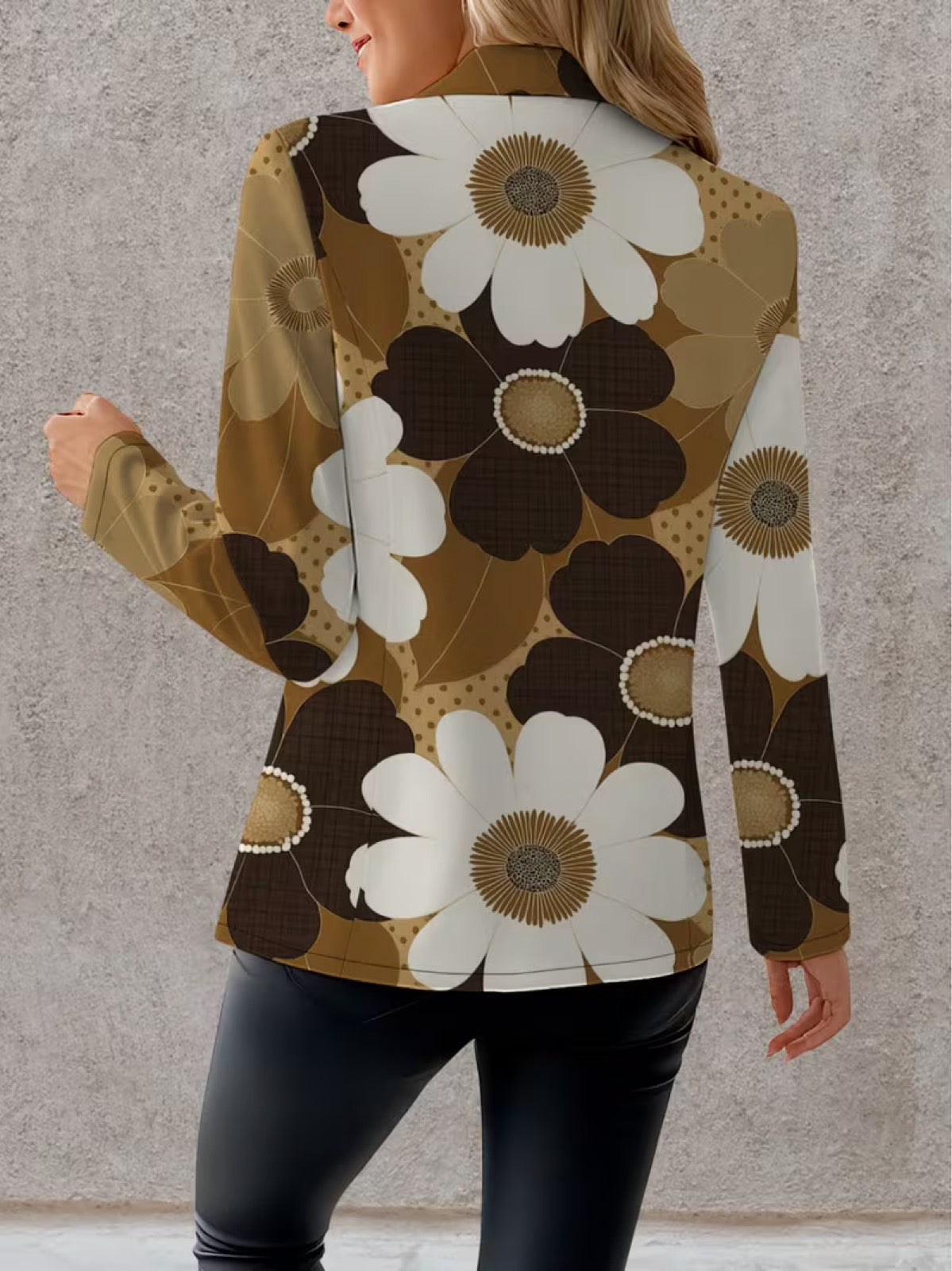 Women's Daisy Print Blazer, photo 4