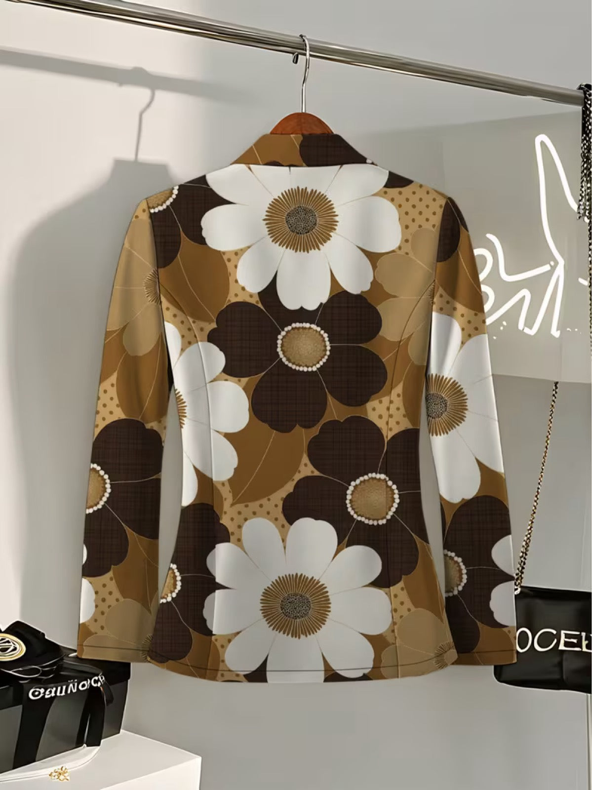 Women's Daisy Print Blazer, photo 5