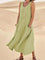 Women's Breezy Midi Dress in Light Green