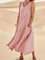Women's Breezy Midi Dress in Pink