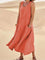 Women's Breezy Midi Dress in Orange